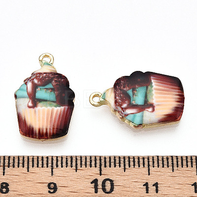 Printed Alloy Pendants ENAM-N056-202D-1