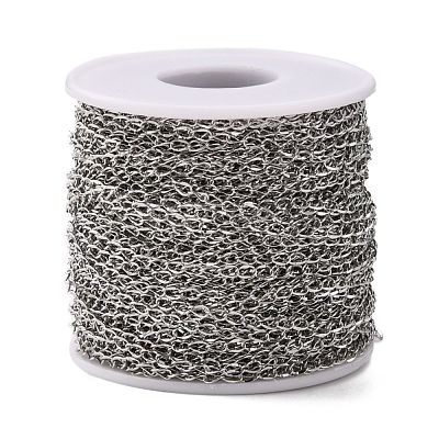Tarnish Resistant 304 Stainless Steel Curb Chains CHS-R009-05-1