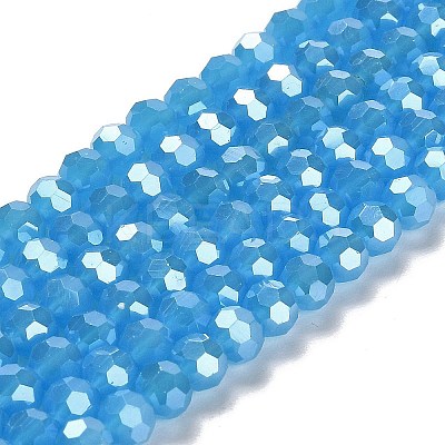Electroplate Glass Beads Strands LS-EGLA-A035-J6mm-A07-1