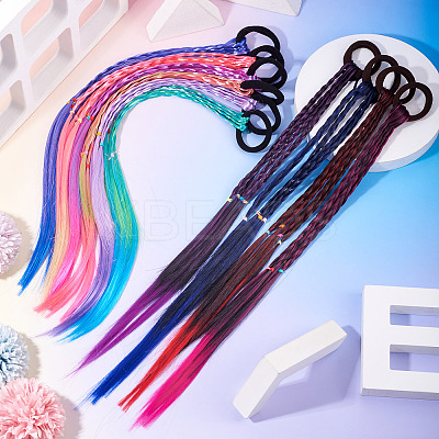 10Pcs 10 Colors High Temperature Silk Hair Wigs PHAR-TA0001-12-1