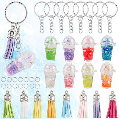 DIY Jewerly Keychain Kits DIY-SC0030-05-1