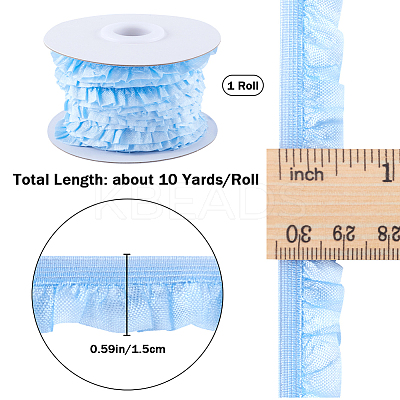 10 Yards Flat Chinlon Elastic Cord Trim OCOR-WH0070-75A-1