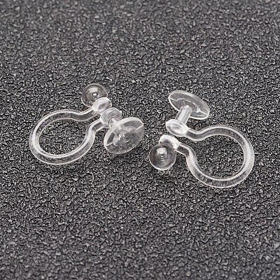 Plastic Clip-on Earring Findings KY-F007-03-1