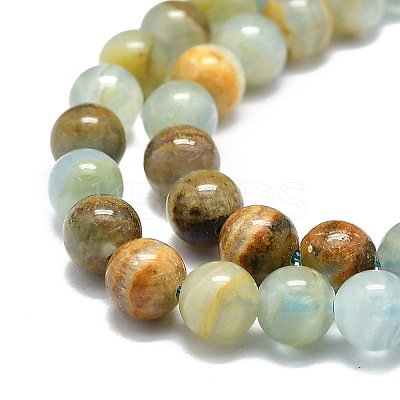 Natural Blue Calcite Beads Strands G-E576-09A-1