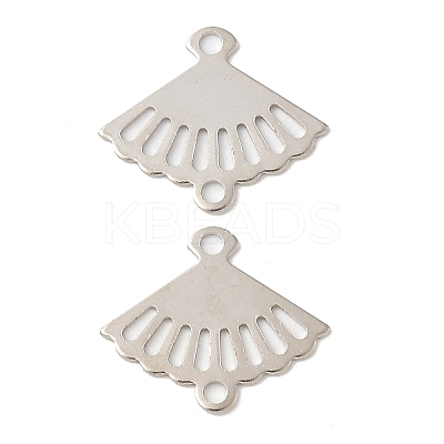 Brass Laser Cut Hollow Connector Charms KK-K277-12P-1