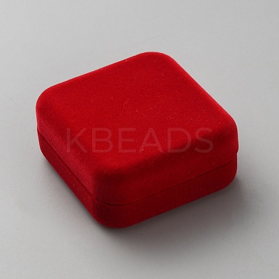 Velvet Jewelry Box CON-WH0085-111-1