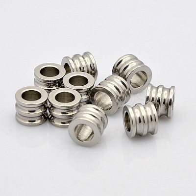 Tarnish Resistant Column 304 Stainless Steel Beads STAS-N020-15-1