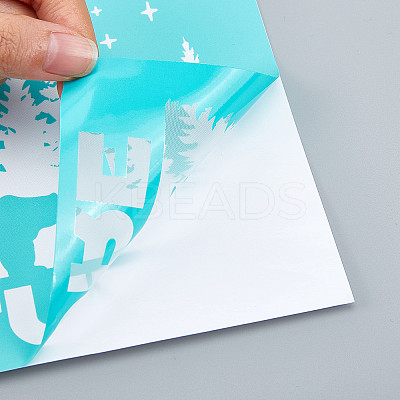 Self-Adhesive Silk Screen Printing Stencil DIY-WH0173-001-D-1