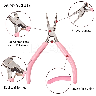 45# Carbon Steel Jewelry Pliers PT-SC0001-48F-1