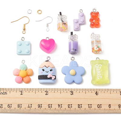 DIY Cartoon Earring Making Kit DIY-FS0004-87-1