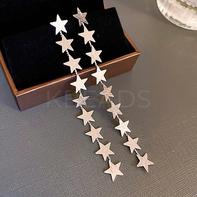 Silver Needle Silver Earrings Fashion Metal Earrings Simple Design Earrings TV7290-21-1