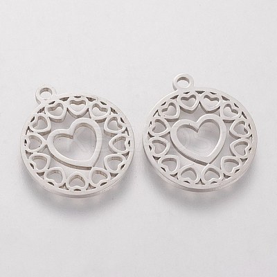 Non-Tarnish 201 Stainless Steel Pendants STAS-Q201-T402-1