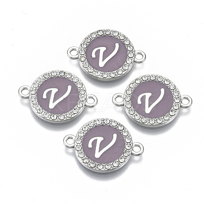 Alloy Enamel Links Connectors ENAM-TAC0003-01S-01V-1