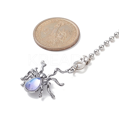 Alloy Resin Ceiling Fan Pull Chain Extenders HJEW-JM00978-01-1