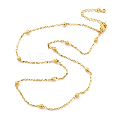 Brass Satellite Chains Necklaces for Women NJEW-D302-28G-1