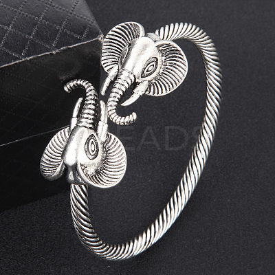 Elephant Alloy Cuff Bangles WGC2DAC-01-1