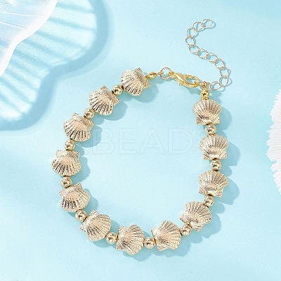 CCB Plastic Beaded Bracelets for Women BJEW-JB13240-01-1