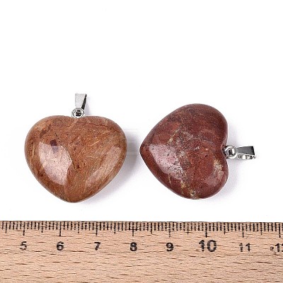 Natural Polychrome Jasper/Picasso Stone/Picasso Jasper Pendants G-N349-05C-P-1