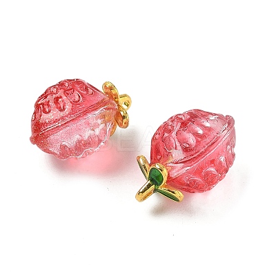 Transparent Glass Pendants GLAA-P072-03G-08-1