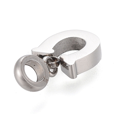 Non-Tarnish 304 Stainless Steel Charms STAS-F259-010P-1