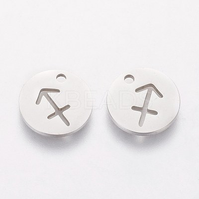 Non-Tarnish 304 Stainless Steel Charms STAS-Q201-T095-9-1