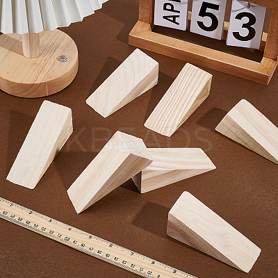 20Pcs Triangle Wooden Wedges for Chair Caning Supplies AJEW-NB0007-85-1