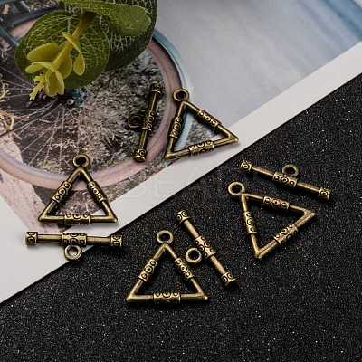 Tibetan Style Alloy Toggle Clasps TIBE-EA9149Y-AB-FF-1