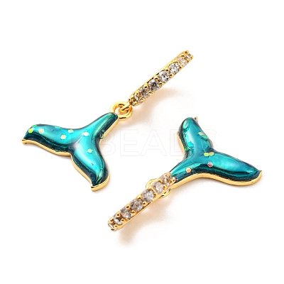 Real 18K Gold Plated Brass Micro Pave Cubic Zirconia Pendents KK-M247-22G-1