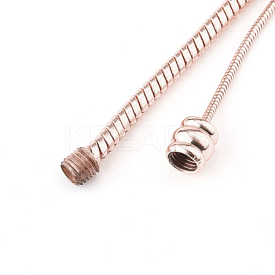 PVD Vacuum Plating Adjustable Brass Slider Bracelet/Bolo Bracelet BJEW-CJ0001-02RG-1
