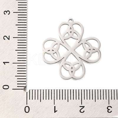 Anti-Tarnish 304 Stainless Steel Pendants STAS-S150-09P-1