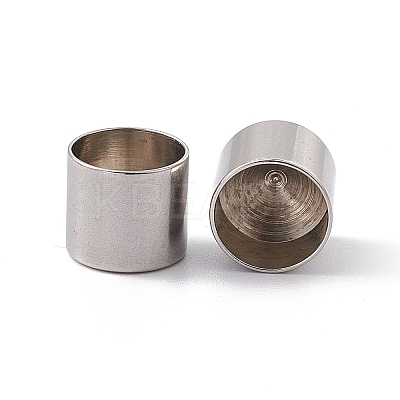 Tarnish Resistant 201 Stainless Steel Cord Ends STAS-G288-01G-P-1