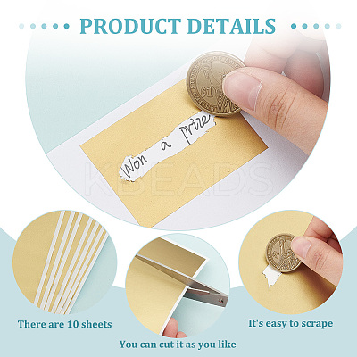 Adhesive Sticker Coated Scratch Off Film Password Sticke DIY-WH0569-90B-1
