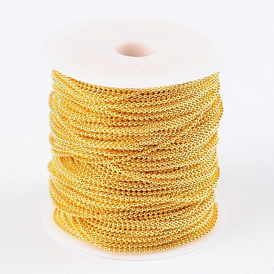 Iron Ball Bead Chains CHB001Y-G-1