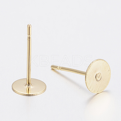 304 Stainless Steel Stud Earring Findings STAS-H436-24-10mm-1