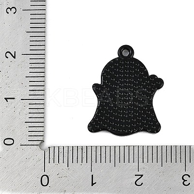 Halloween Theme Spray Painted Alloy Enamel Pendants PALLOY-D029-01D-RS-1