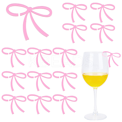 40Pcs Acrylic Wine Glass Charms AJEW-HY0002-52A-01-1