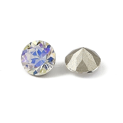 Glass Rhinestone Cabochons GLAA-A018-6mm-0001PS-1