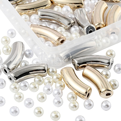 DIY Chunky Tube Beads Bracelet Making Kit DIY-YW0005-16-1