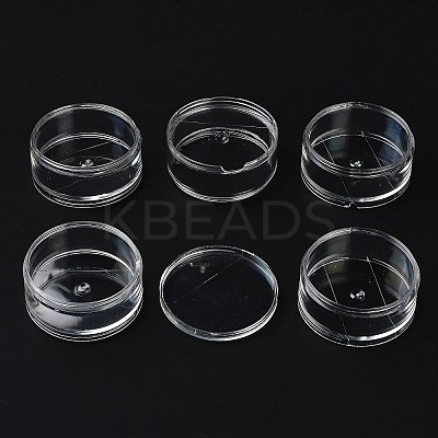 (Defective Closeout Sale: Scratched) Round Plastic Bead Containers LS-CON-XCP0002-39-1