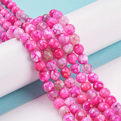 Natural Agate Bead Strands G-G882-6mm-C01-7-1