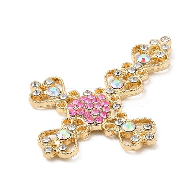 Alloy Rhinestone Cabochons LS-ALRI-F074-07G-1