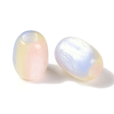 Triple Color Resin European Beads RESI-F055-13D-1