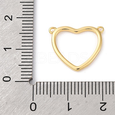 Brass Connector Charms KK-V016-11G-1