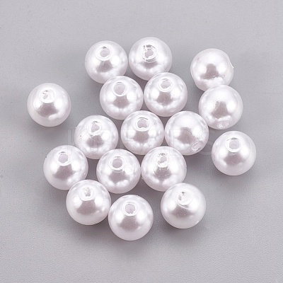 ABS Plastic Imitation Pearl Beads X-KY-G009-18mm-03-1