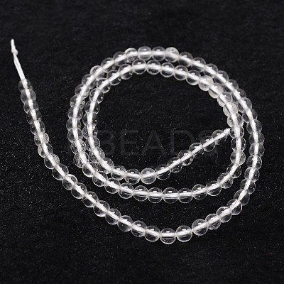 Natural Quartz Crystal Beads Strands G-D840-61-4mm-1