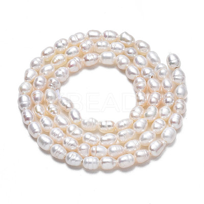 Natural Cultured Freshwater Pearl Beads Strands PEAR-N012-03B-1