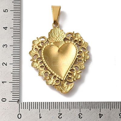 PVD Vacuum Plating 304 Stainless Steel Pendants STAS-L081-038G-1