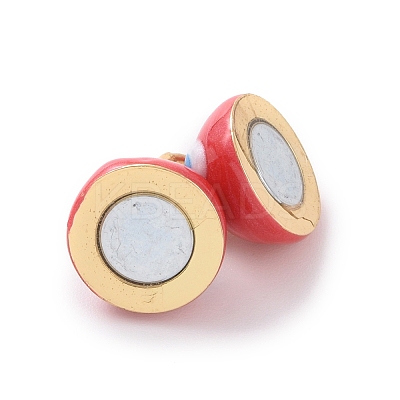 Brass Magnetic Clasps ZIRC-F136-10G-1