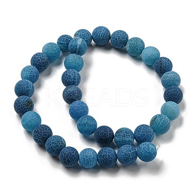 Natural Weathered Agate Beads Strands G-P538-A01-04-1