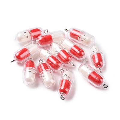 Translucent Plastic Pendants KY-L006-29A-1